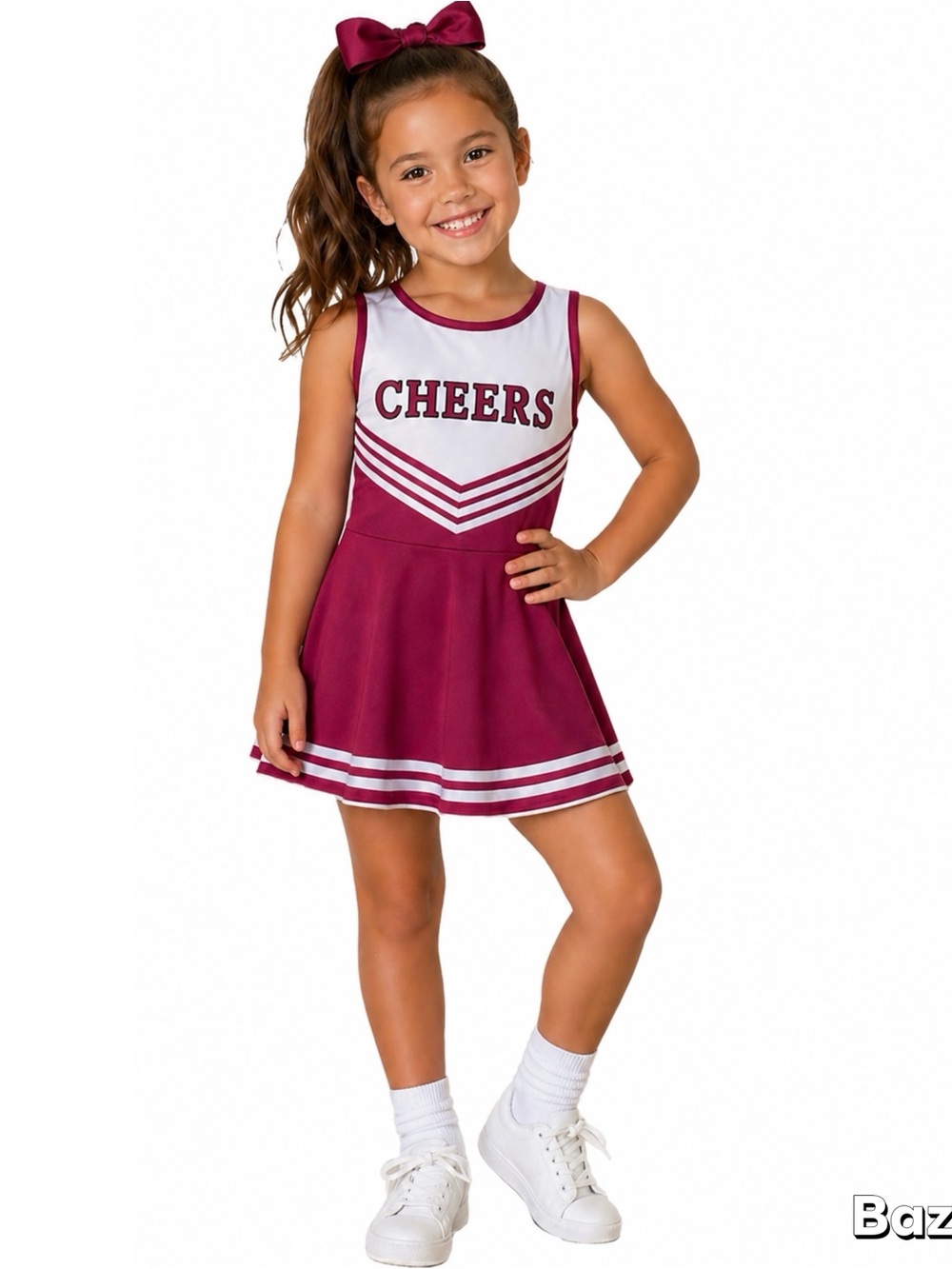 Sz 7/8 Pink & White cheerleading costume Dress